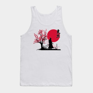 Samurai Story | HDR Graphics Japanese Art Tank Top